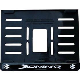 Resim Gear5 Plastik Plakalık Beyaz - Bajaj Dominar 15x24 Siyah 