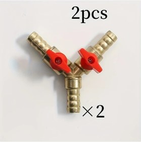 Resim Willowhaven 2 Adet Pirinç Gaz Valfi T Tipi Küresel Vana Lpg Ocak Bağlantısı Ev Isıtma Sistemi 