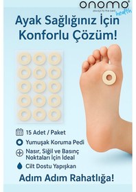 Resim Health Ayak Nasır Pedi Nasır Yastığı 15 Adet 