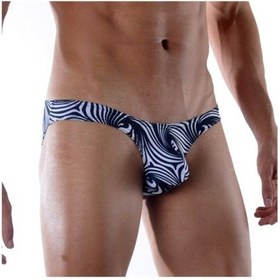 Resim Don Moris Desenli Erkek Slip (Dm021810) Siyah - Beyaz 
