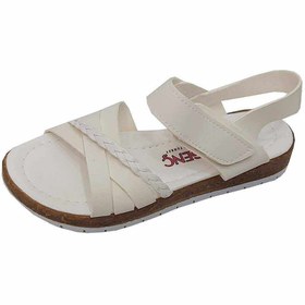 Resim Şirin Bebe Şirin Genç Comfort Örğü Kız Çocuk Sandalet Beyaz 