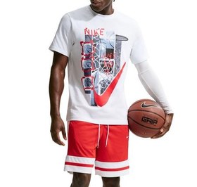 Resim Nike M Nk Tee Std Oc F2 Erkek T-Shirt Beyaz 