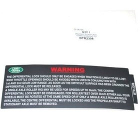 Resim Defender Sigorta Kapagi Etiketi Ingilizce Btr2308 472013064 