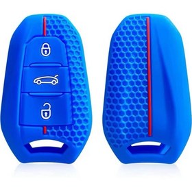 Resim Peugeot 208 308 508 2008 3008 5008 Rifter Anahtarı Koruma Kılıf 