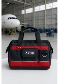 Resim Alveta Profesyonel Hırdavat El Aletleri Tamir Bakım Onarım Takım Çantası M Boy Omuz Askılı 868425050 1 Adet 