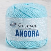 Resim La Mia Angora 50gr Mavi El Örgü İpi - L071 - 33802 