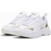 Resim Puma Cassıa Metallıc Shıne Kadın Spor Ayakkabı 39526701 39526701 Bgo Altın - Beyaz 