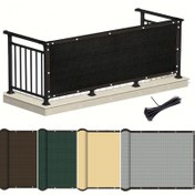 Resim 150GSM Rüzgar ve Toz Geçirmez Örgü Kumaş, Açık Hava Terasları, Balkonlar ve Havuz Deckleri için Uygun 