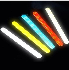 Resim Sarı 2 Adet Araba Reflektör Yansıtıcı Etiket Dikiz Aynası Araç Kamyon Şerit Bant 