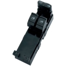 Resim KRAW VW BORA - GOLF 4 - PASSAT B5 SOL İKİLİ CAM ANAHTARI 6 - 9 PİN Uyumlu 