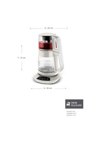 Resim Karaca Çaysever 3 in 1 Konuşan 1700 W Su Isıtıcı Çay Makinesi 