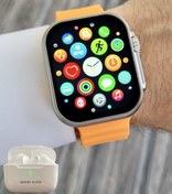 Resim Daniel Klein Garantili Turuncu Renk Kordonlu Akıllı Kol Saati ve Bluetooth Kulaklık 