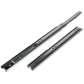 Resim Wovna Çift Açılım 45 mm Teleskopik Bilyeli Çekmece Rayı 35 Cm 