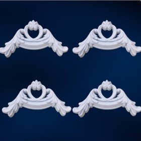 Resim Boyanabilir Duvar Çıtası Köşe Motif 4 Adet 2,5 cm GBM-B116-4 