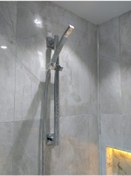 Resim Gpd Quadro Pirinç Sürgülü Duş Seti Krom 