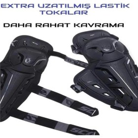 Resim Scoyco K26 Mafsalli Dizlik Renkli Nefes Alabilen Kumaş ile Çift Yönlü Koruma Sağlayan 