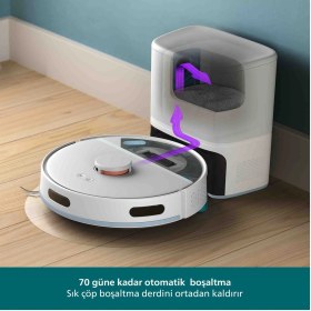 Resim Philips Phılıps XU2100/25 2000 Serisi Istasyonlu Robot Süpürge Beyaz 