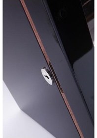 Resim Parmida Humidor / Üç Katlı Puro Saklama Kutusu - Siyah 0119 