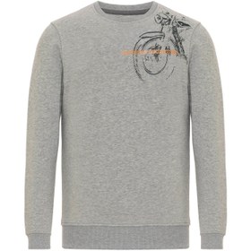 Resim ROUTEFIELD Harv Sweatshirt Erkek Gri 