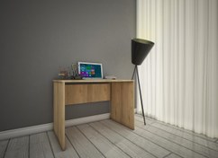 Resim Bicabin Homely Desk Çalışma Masası Laptop \u002F Ofis \u002F Ders Masası (Lefkas Meşe) 60 x 90 