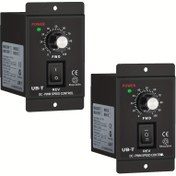 Resim PWM ile Ayarlanabilir DC Motor Hız Kontrolörü, 12-60V, İleri/Arka Yön Kontrolü, Aşırı Yük Koruması, DIY Robotik, Elektronik Projeler ve Hobiçiler için Kompakt Metal Tasarım 