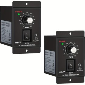 Resim PWM ile Ayarlanabilir DC Motor Hız Kontrolörü, 12-60V, İleri/Arka Yön Kontrolü, Aşırı Yük Koruması, DIY Robotik, Elektronik Projeler ve Hobiçiler için Kompakt Metal Tasarım 