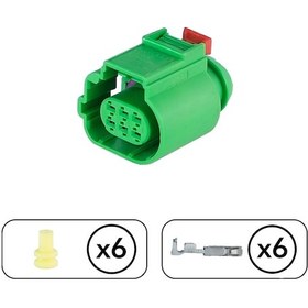 Resim Volkswagen Arka Lamba Soketi 6 Pin Kablosuz 