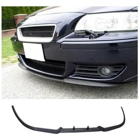 Resim Volvo V70R Ön Lip Mat Siyah Ön Tampon Lip 