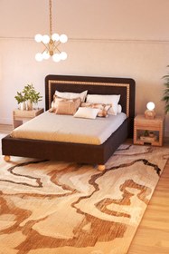 Resim Cuddle Yatak Başlığı ve Altlığı-Bazalı 