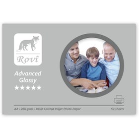 Resim ROVİ Rovi Advanced Parlak Fotoğraf Kağıdı 280gsm 50yp A4 