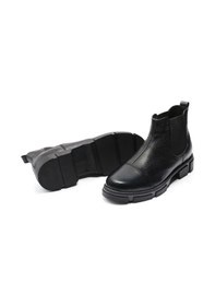 Resim Costo Shoes Büyük Numara Erkek Bot Rahat Geniş Kalıp Siyah 