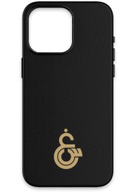 Resim Galatasaray Gayin-Sin Arma Deri Magsafe Telefon Kılıfı - iPhone 15 Pro 