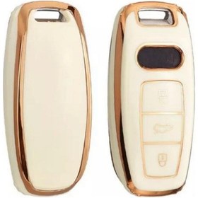 Resim AUDİ Uyumlu A6 A7 A8 E-TRON Q8 C8 A3 ANAHTAR KORUMA KILIFI 