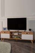 Resim Modalife Story 160x34 Kapaklı Tv Sehpası - Sarı Meşe 