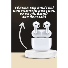 Resim Zengezur 7 Kordonlu Akıllı Saat ve 3.nesil Kulaklık Dokunmatik Ekran Sesli Görüşme Yapabilen 