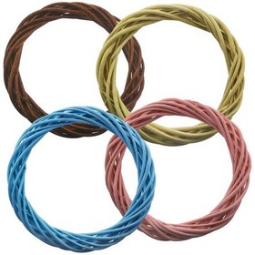 Resim Mutluadim 25Cm Kapı Süsü Çelengi Doğal Ahşap 