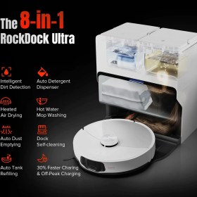 Resim Roborock S8 Yeni Seri 10000PA Ultra Çekim Gücü Hepa Filtreli | Ekstra Kenar Paspaslama Sistemi | Ultra Donanımlı Premium Akıllı Robot Süpürge | Onerous Mutfak Tartısı Hediye 