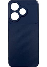 Resim Nettech Xiaomi Redmi 13 Uyumlu Focus Seri Arka Koruma Kılıf - Siyah Siyah 