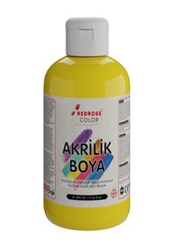 Resim Red Rose Sarı Akrilik Boya 250 G 
