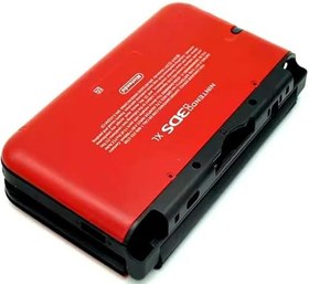 Resim Kırmızı Renk 3DSXL Ekstra Muhafaza Kılıfı Kabukları Komple Set Değiştirme, Eski Büyük 3DS XL/LL 3DSLL Konsol için, Dış Muhafaza Kapak Plakaları + Düğmeler/Vidalar/Kalemler/Pedler/Koruyucu/Çıkartmalar 