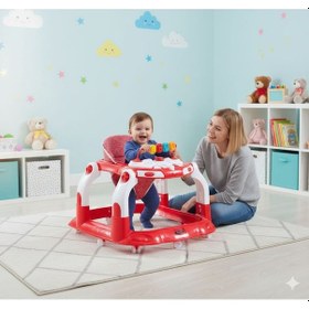 Resim Kornalı Oyuncaklı Mama Tablalı Zıp Zıp Hoppala Yürüteç & Örümcek & İlk Adım 
