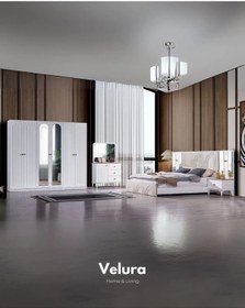 Resim Bohem Yatak Odası Takımı Dolap + Şifonyer + Komodin + Karyola 