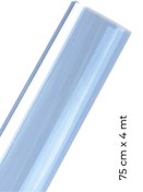 Resim ELİFE TİCARET Mavi Cam Filmi Açık Ton Amerikan Çizilmez 75 cm X 4 Metre 