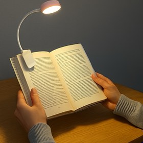 Resim 1 Ayarlanabilir Okuma Lambası - 3 Renk Modu, Kompakt Ticari Gece Okuyuşlar İçin Yumşak LED Göz Koruyucu ışık Pilli Ta 