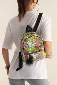 Resim Efe Çocuk Mini Sırt Çanta Astarlı 2 Bölmeli En 20 Boy 27 Cm 