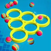 Resim 1+10 adet Aile Toplanma Su Sporları Yüzen Havuz Oyuncakları, Atma Oyun Matı Küçük Toplu Masa Oyunu - Dayanıklı ve Güvenli Atma Oyunu | Su Koordinasyonu Yüzme Havuzu Su Sporları Yüzen Havuz Oyunu Atma Oyuncakları 