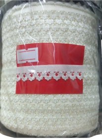 Resim Çamaşır Lastiği Dantelli 1 Cm 1 Metre Ekru 