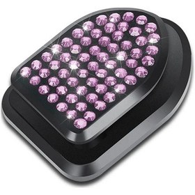 Resim Cloud011 4 Adet Pembe Kristal Çengel Araç İçi Çanta Askısı Dekorasyon Kancası 