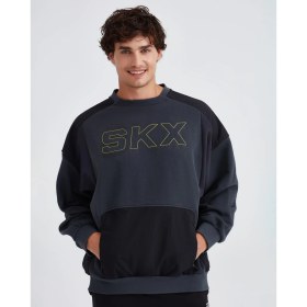 Resim Skechers M Lw Fleece Crew Neck Sweatshirt Erkek Gri Sweatshirt S232277-040 