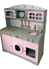 Resim Üç Kapaklı Boyalı Mutfak Seti 